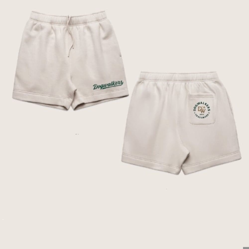 Dogwalkers – Sweat Shorts Embroided Logo - Cream [XL]
