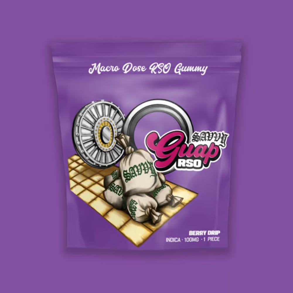Savvy – Guap RSO - Berry Drip [1pk] (100mg)
