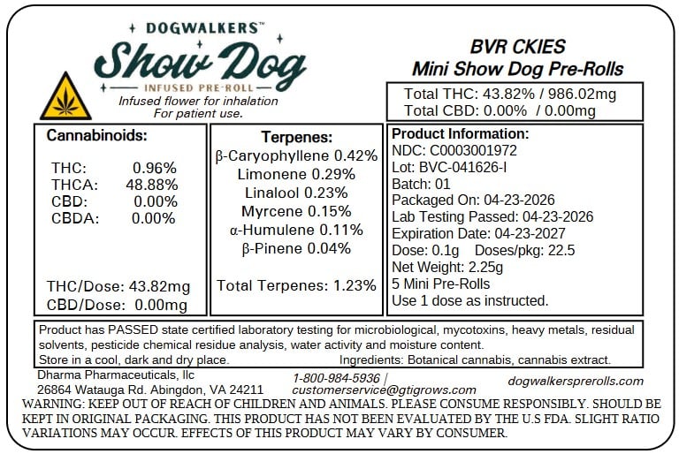 Dogwalkers – BVR CKIES [.45g]