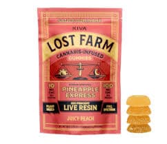 Lost Farm – Juicy Peach x Pineapple Express [10pk] (100mg)