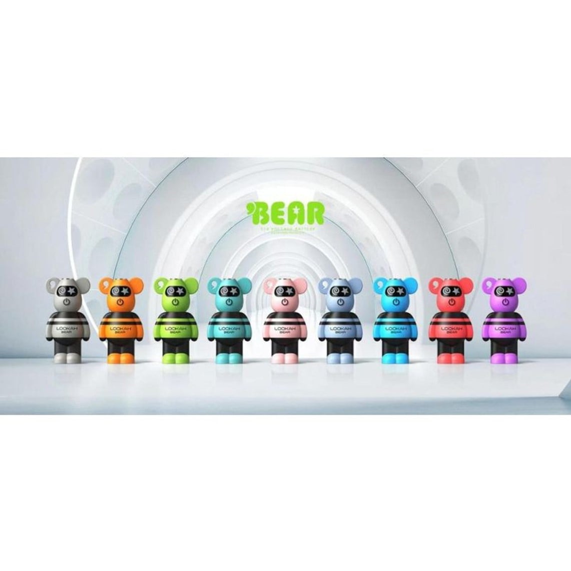 Lookah – Bear Battery - Purple