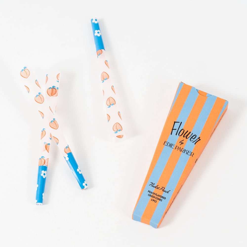 Flower by Edie Parker – Crush Cones in Nudist Peach [3pk]