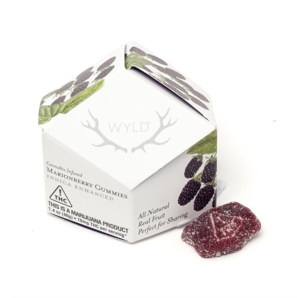 WYLD – Marionberry Indica Enhanced Gummies | 100mg THC