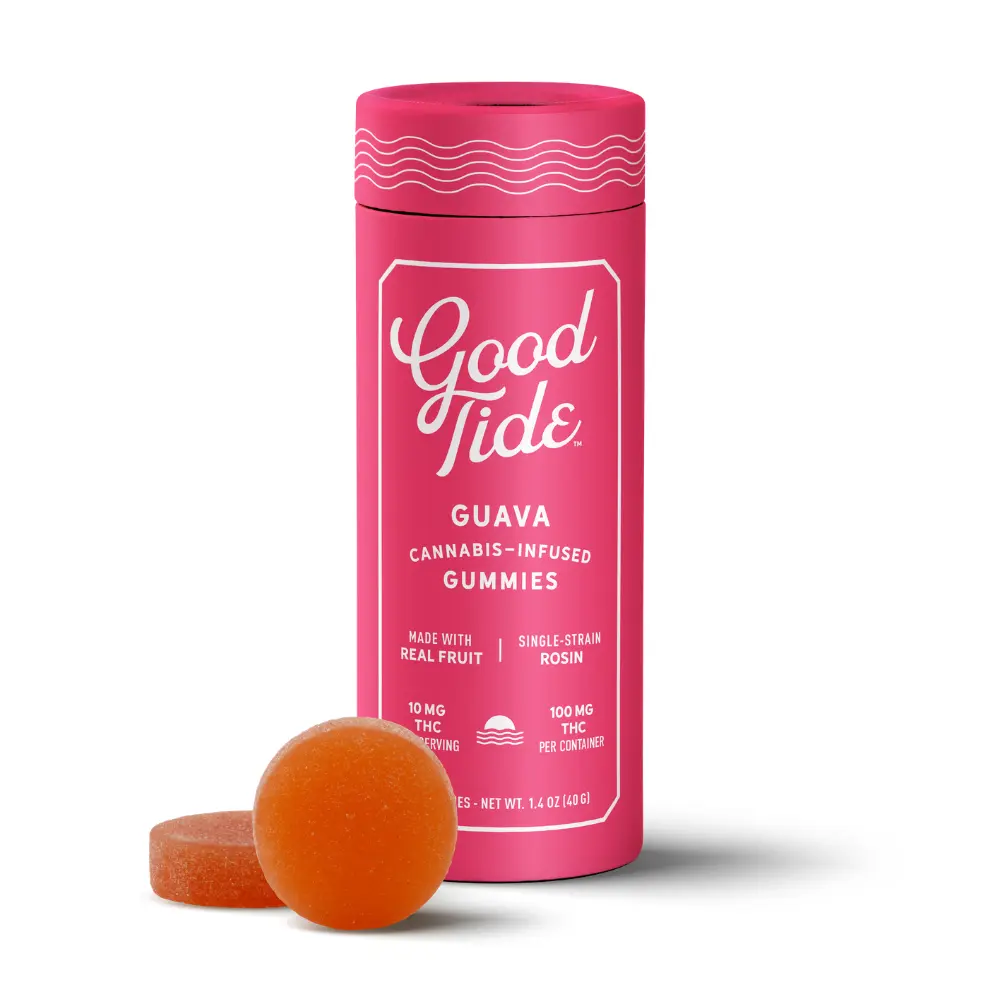 Good Tide – Guava Single-Strain Rosin Gummies | Balanced | 100mg