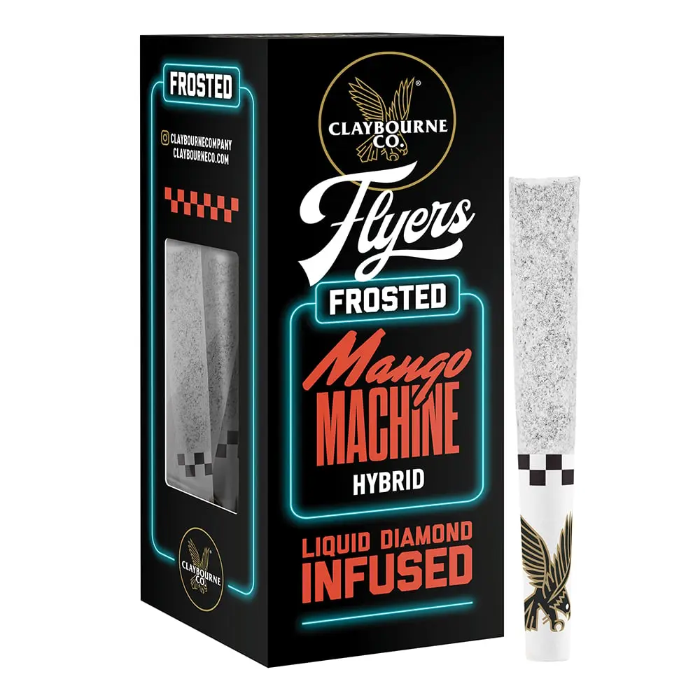 Claybourne – Wedding Cake (1.5g) - Diamond Frosted Flyers Pre-Rolls