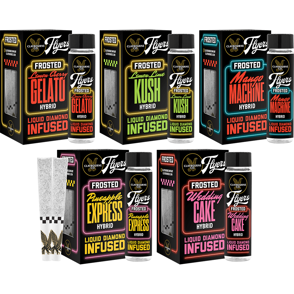 Claybourne – King Louis OG (1.5g) - Diamond Frosted Flyers Pre-Rolls